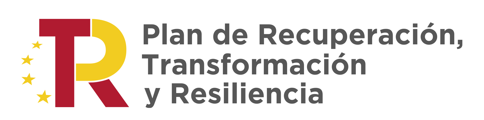 Logo de recuperación, transformación y resilencia